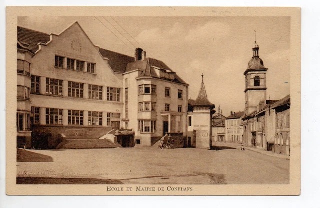 CONFLANS JARNY Meurthe et moselle CPA 54 ecole et mairie