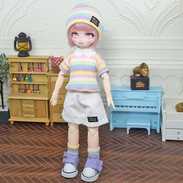 12inch 30cm BJD Doll Ball Jointed Female Girls SD Dolls with Full Set Clothes