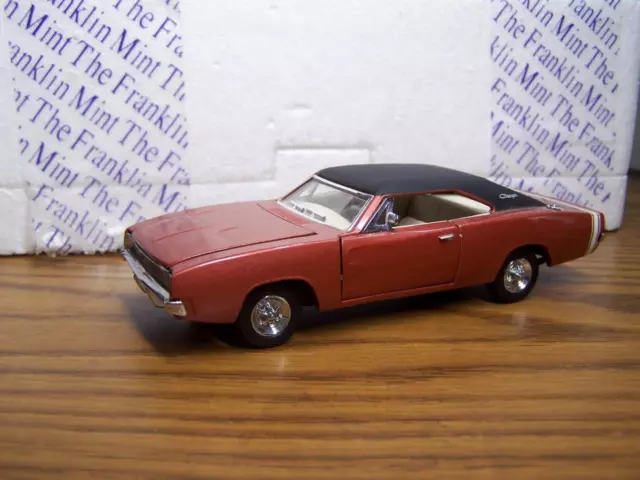 Franklin Mint 1/43rd scale 1968 Dodge Charger R/T copper mint in box