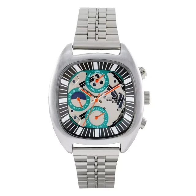 Orologio Belfort Street Art Unisex – Cinturino In Jeans E Quadrante Arancione – Movimento Quarzo Made In Italy