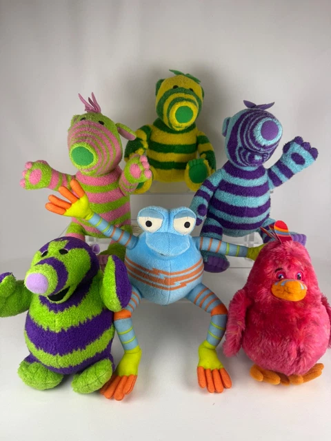 THE FIMBLES PLUSH toy bundle 2002 fisher price Rockit Baby Pom Fimbo ...