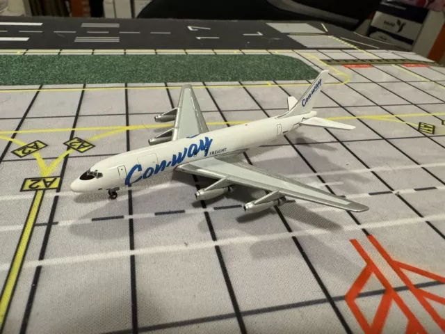 Geminijets 1:400 Con-way Freight DC-8-21F Cargo Airlines Custom Diecast Model