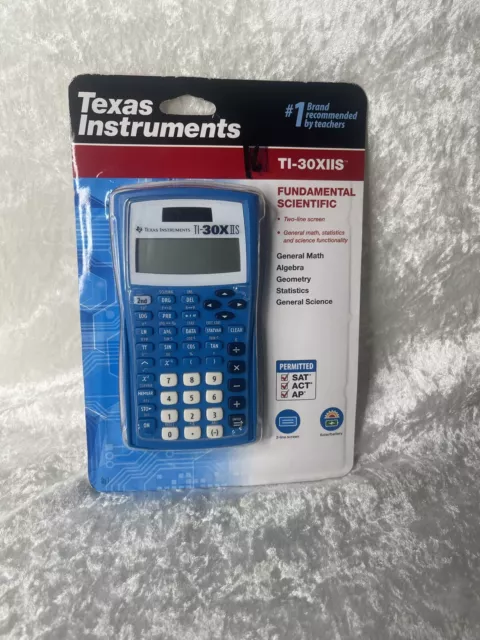🆕 Texas Instruments TI-30X IIS Scientific Calculator Blue Free Shipping