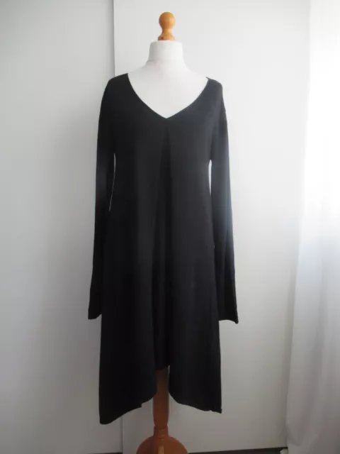 Elemente Clemente Black Knit Dress, Size 3 (12-14)