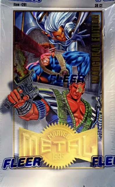 SILVER FLASHER * 1995 Fleer Marvel Metal Trading Cards Complete Your Set U PICK