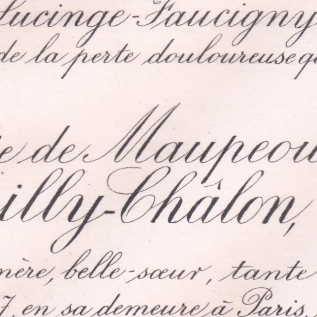 René Valérie De Maupeou De Mailly-Châlon Paris 1887 Comtesse De Mailly-Châlon