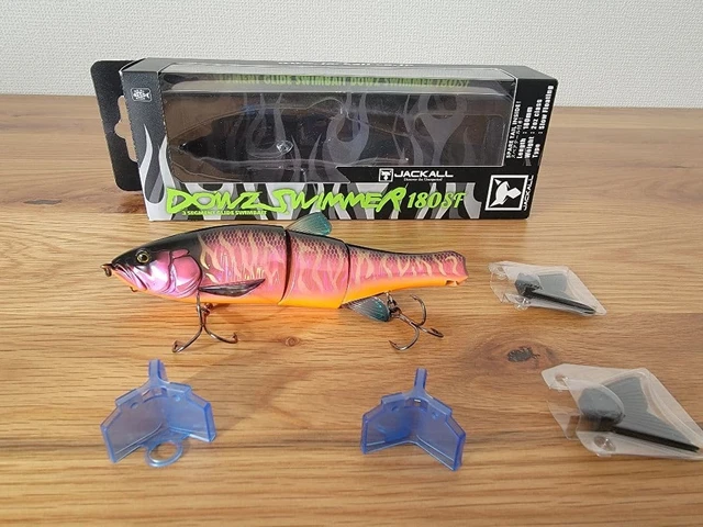 Leurre De Pêche Jackall Dowz Swimmer 180SF - Édition Spéciale 2021 - Swimbait 18cm 56g - Couleur Blazing Leopard