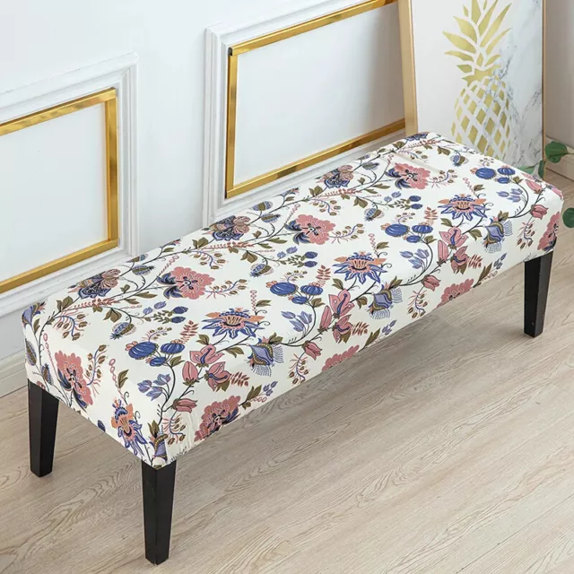 Bench Cover Stretch Piano Stool Cover Long Cover Changing Shoes Chair Slipcover