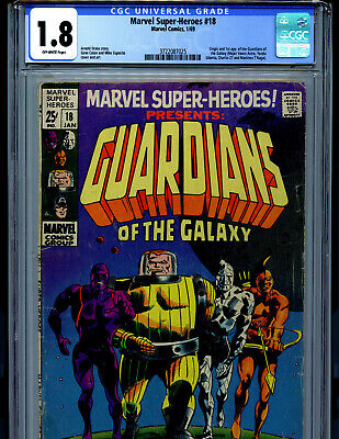 Marvel Super-Heros #18 Guardians of the Galaxy  CGC 1.8 1969 Marvel Amricons K51