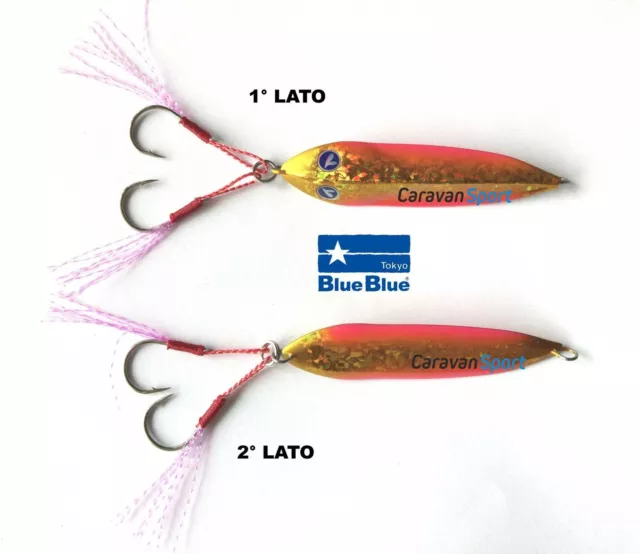 Artificiale Sea Ride Jig Col 15 Blueblue 40 Gr Blue Blue Metal Slow Lure Señuelo