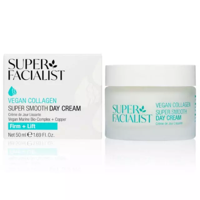 Super Facialist Vegan Collagen Super Smooth Day Cream 50ml / New and Unused