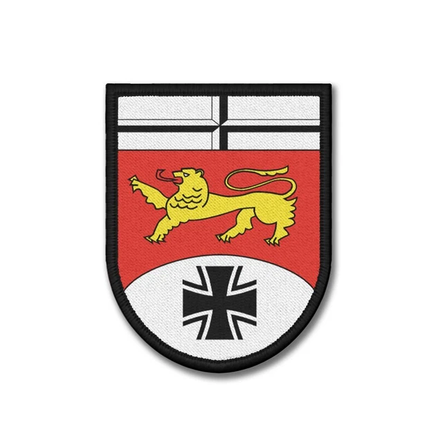 Aufnäher Aufklärungsbataillon 3 Lüneburg – BW Wappen Patch Mit Klett | 75mm, Für Uniform & Jacke