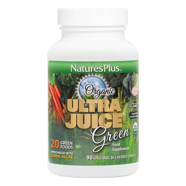 NATURESPLUS ORGANIC ULTRA Juice Green Organic Superfoods Vitamin C