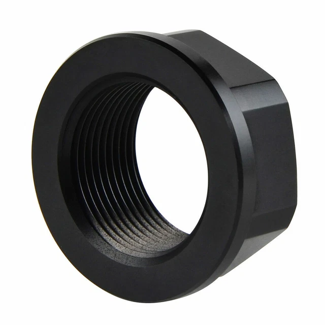 KTM 790 DUKE 20182022 REAR AXLE SPINDLE FLANGED NUT ALUMINIUM BLACK