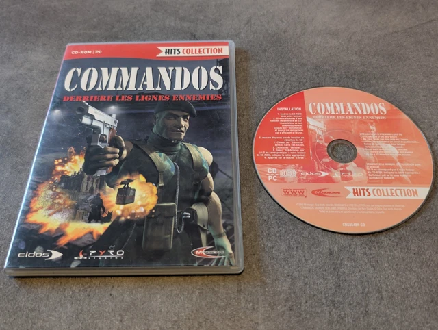 Jeu PC Commando Derrière Les Lignes Ennemies - Big Box - Très Bon état - Jeu De Tactique Temps Réel