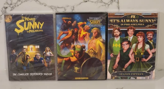 It's Always Sunny In Philadelphia Seasons 13-14-15 Set OR Individual Seasons