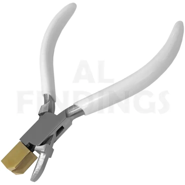 Bow Closing Ring Bending Pliers with Brass Jaws 5" Jewellery Making Forming Tool