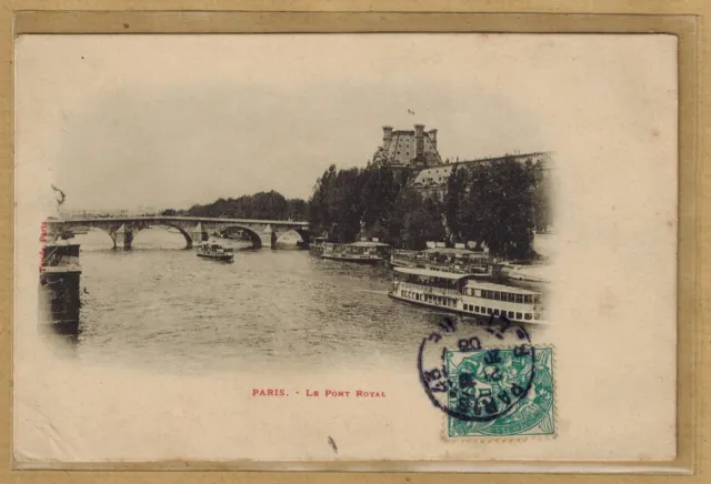 CPA Paris - Le Pont Royal wn0997