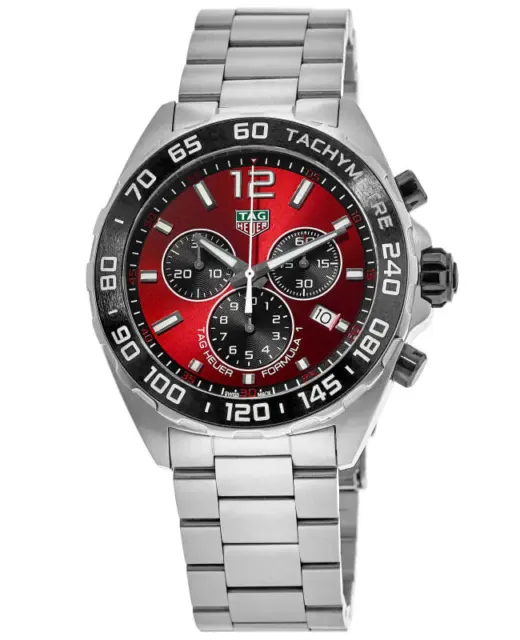 New Tag Heuer Formula 1 Quartz Chronograph Red Men's Watch CAZ101AN.BA0842