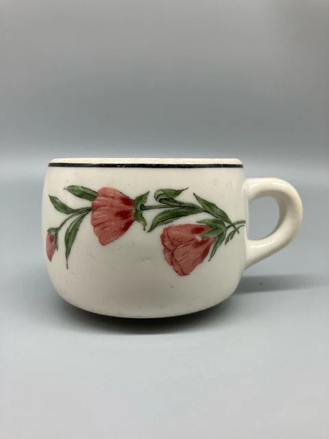 Southern Pacific Rr Prairie Mountain Wildflowers Dining Car China Coffee Cup #1