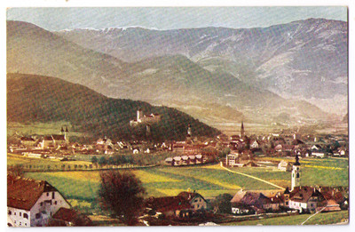 CARTOLINA TRENTINO ALTO ADIGE DA TEODONE BRUNICO 8509 BOLZANO 