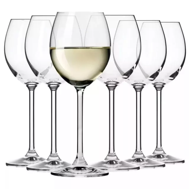 Krosno Venezia Copas de Vino Blanco | 6 pcs | 280 ml | Lavavajillas