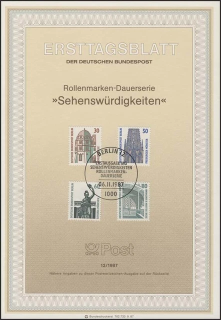 ETB 12/1987 SWK, Celle, Freiburger Münster, Bavaria