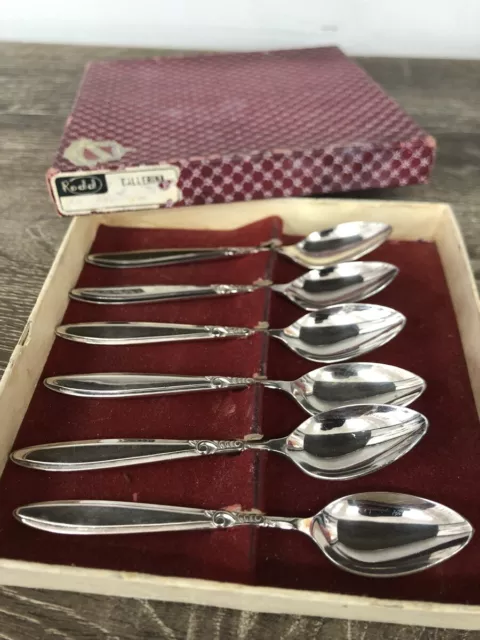 VINTAGE Rodd Ballerina Teaspoon Set of 6 - Boxed