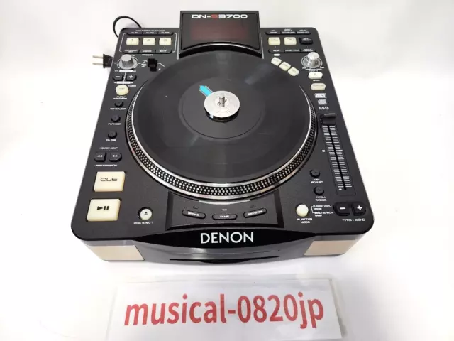 Denon DN-S3700 USB Media and CD Player Deck Motorized DJ Turntable working