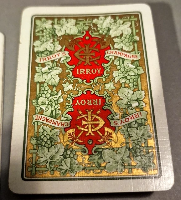 VINTAGE GOODALL & Son Playing Cards - Ernest Irroy Reims Champagne ...