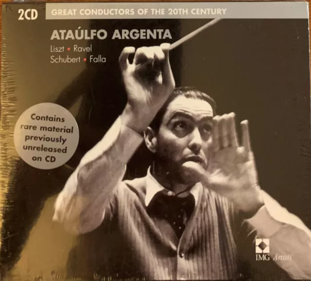 Ataulfo Argenta- Liszt, Ravel, Schubert, Falla- DBL CD- Brand New