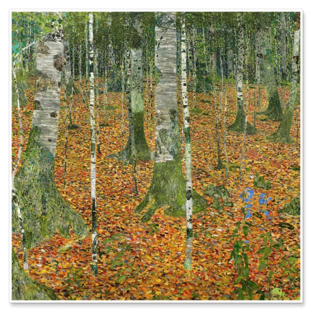 Poster Birkenwald - Gustav Klimt