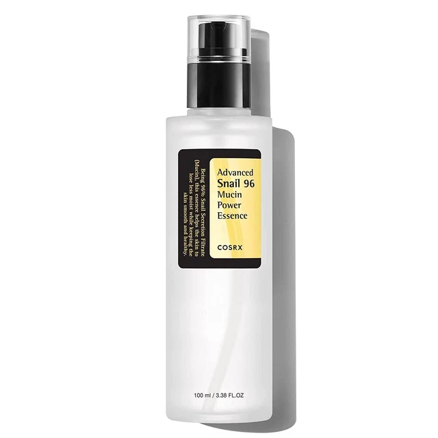 COSRX Snail Mucin 96% Power Repairing Essence 3.38 Fl.Oz, 100Ml, Hydrating Serum