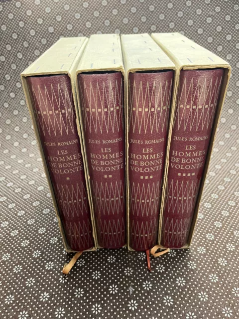 Les Hommes de Bonne Volonté, Jules Romains, 1958, 4 volumes