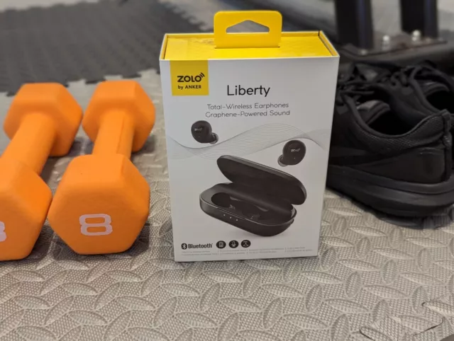 Zolo Liberty Total Wireless Earphones Graphene Powered Sound Sports Sweatproof