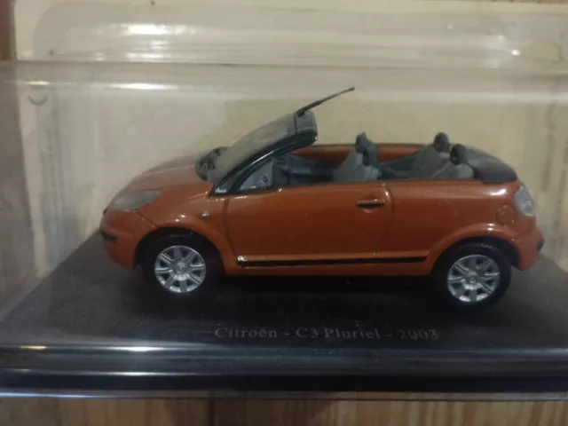 Voiture collection Citroën C3 Pluriel de 2003 rare 1/43