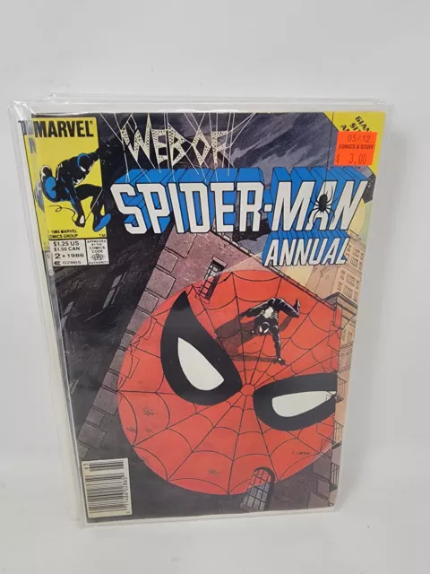 Web Of Spider-Man Annual #2 Giant-Sized *1986* Newsstand 8.0