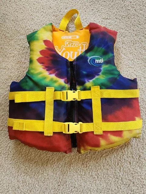 MTI Altitude Life Jacket Kayaking Sailing Vest Youth 50-90 Lbs