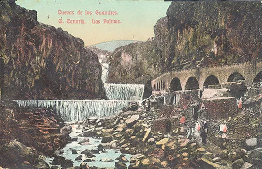 Antigua Postal Barranco De Santos Tenerife Canarias Postcard Postkarte   Cc00051