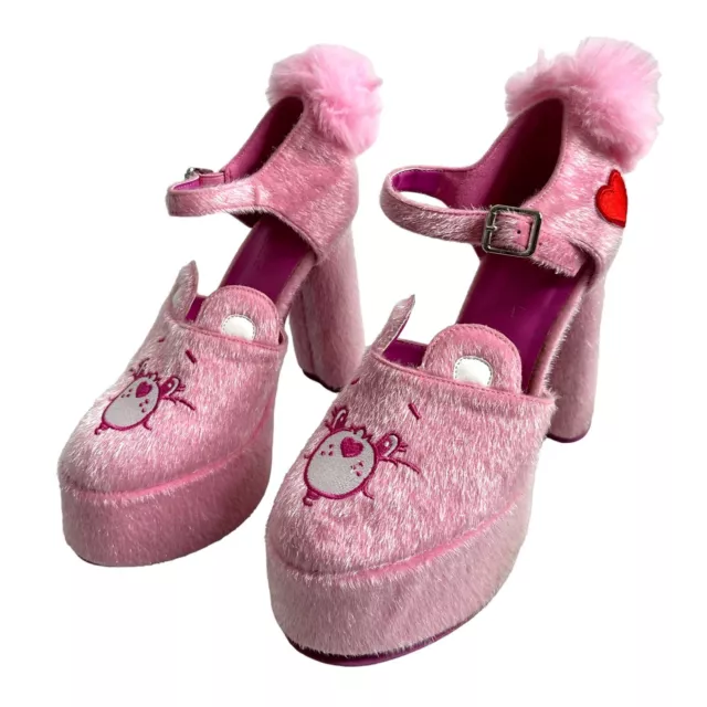 DOLLS KILL X Care Bears Womens Platform Heels Shoes Size 9 M Pink Retro ...
