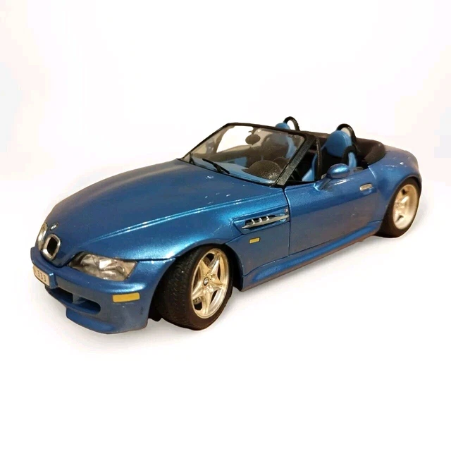 BMW Z3 M Roadster 1996 Cabriolet Noir - Burago 1/18 Miniature Collection