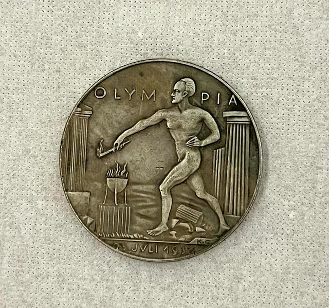 German Karl Goetz Medal Medallion coin Olympia BERLIN Olympics 1936