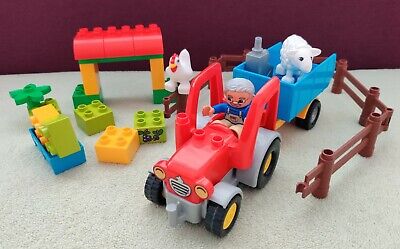 Lego Duplo 10524 - Le Tracteur de ferme - Remorque Animaux Fermier