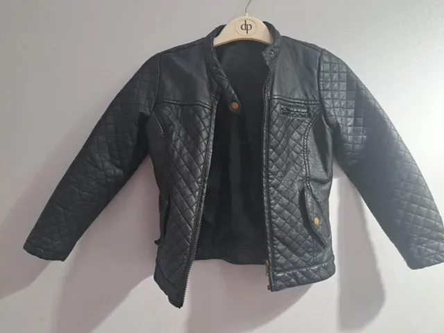 Girls Black Jacket From George Age 7 To 8 Years Old.