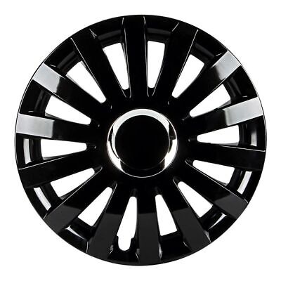 Pilot Automotive Snap On Hubcaps Wheel Rim Cover 14" Black - WH550-14GB-B