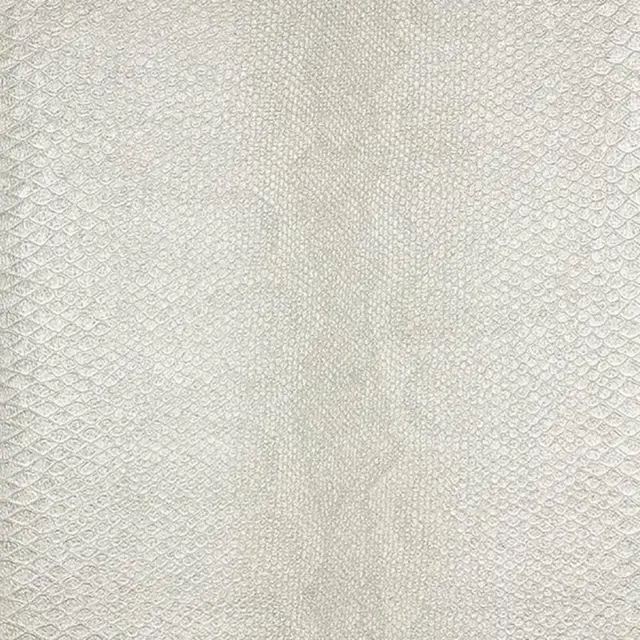 Fine DÃÂ©cor Ivory Python Wallpaper Textured Heavyweight Vinyl Cream Glitter