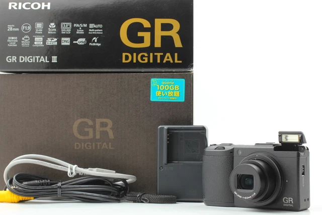 [N MINT+++ In Box] Ricoh GR Digital III 10.0MP Black Compact Camera From JAPAN 2