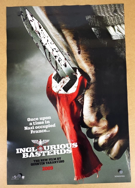 Locandina BASTARDI SENZA GLORIA Inglourious Basterds Tarantino Pitt Nazi B28 - Foto 6