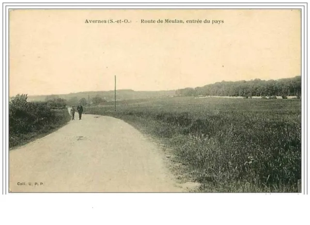 95.Avernes.route De Meulan, Entree Du Pays