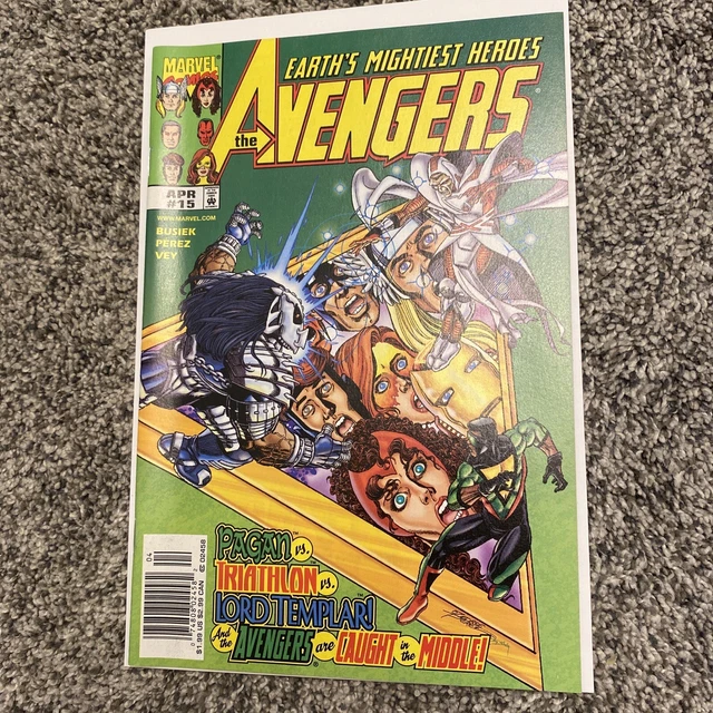 Earths Mightiest Heroes The Avengers #15 Marvel Comic Book FN/VF